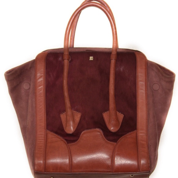 Pour La Victoire Handbags - Pour La Victoire Burgundy Butler Tote Bag